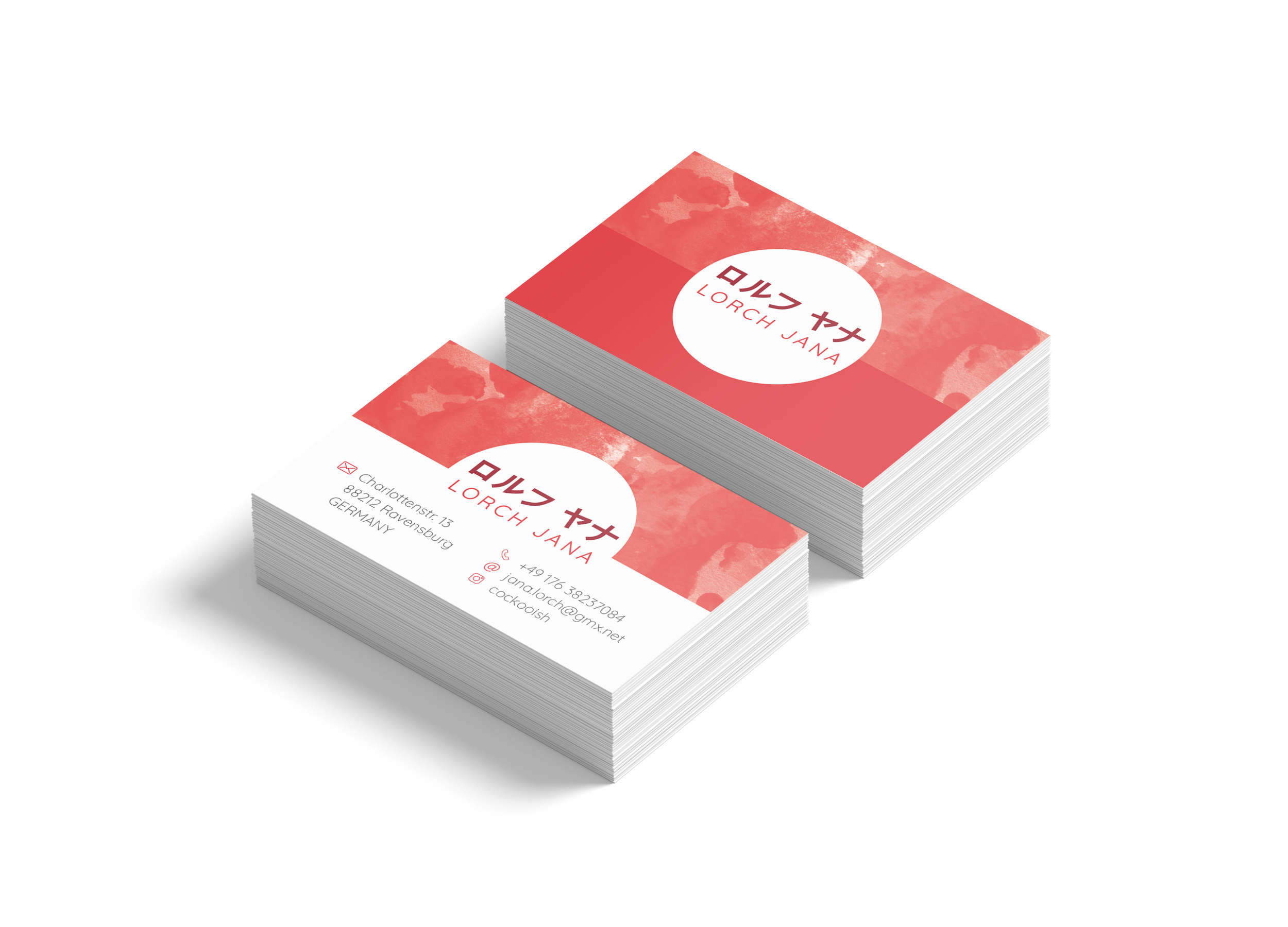 Visitenkarten für Japanreise